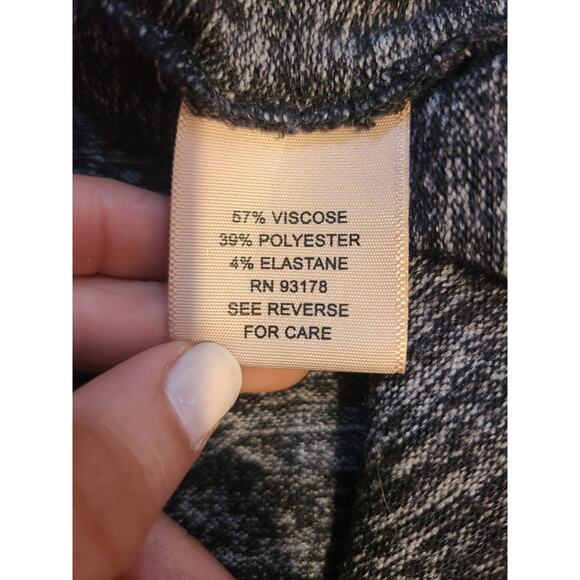 Philosophy medium womens static gray print side knot tied top - Picture 4 of 7